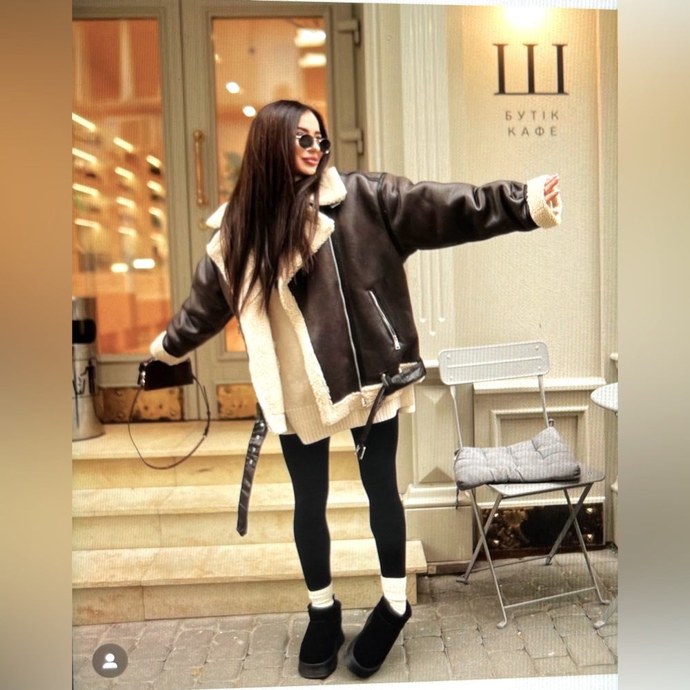 ZARA NEW DOUBLE-FACED LONG JACKET
